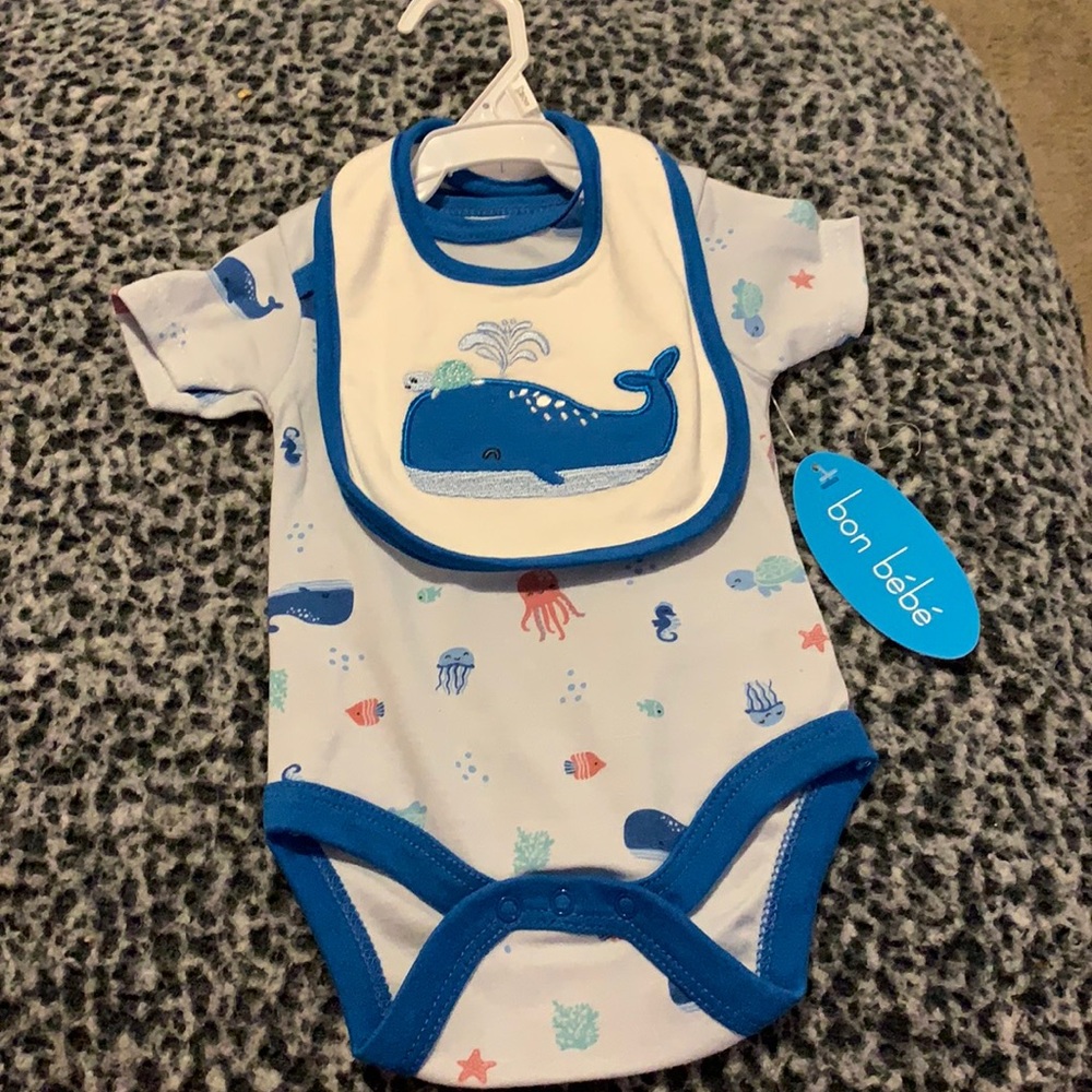 Brand new nautical theme baby outfit